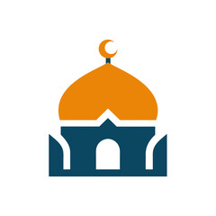 vector icon of mosque