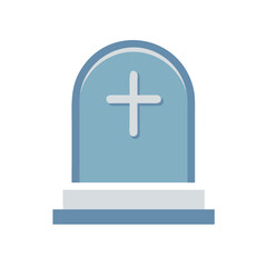 Obraz premium Classic Tombstone Icon Vector