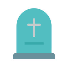 Fototapeta premium Classic Tombstone Icon Vector
