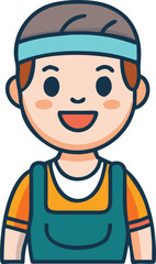 Obraz premium Male Athlete