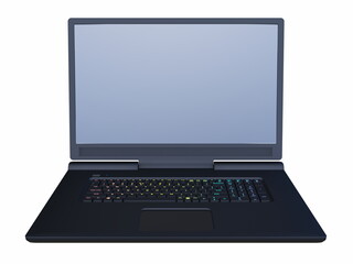 ノートパソコン　3DCGレンダリング