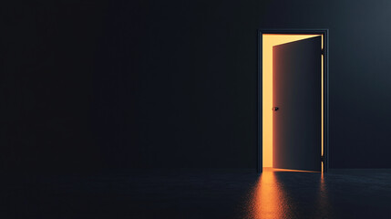 Fading light at the edge of the frame on a dark background