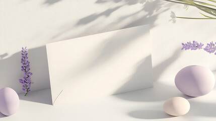 easter eggs with flowers