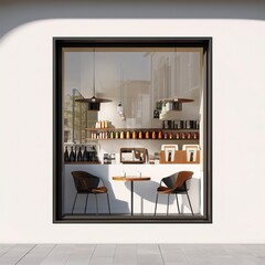 City Street Storefront Mockup, Local Shop Front Facade Template, Small Business Branding Showcase for Designers