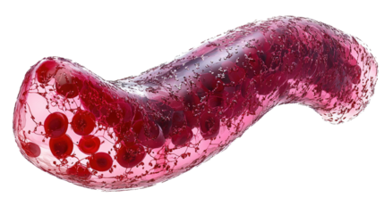 Close-up of red Christmas balls and beads on a white background with red pepper, sausage, and chili, creating a festive and spicy meal vibe