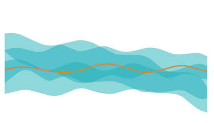 vector illustration of a wave background