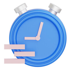 Fast time 3d icon