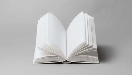 Open book, blank pages (1)