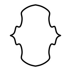 peace symbol on white background