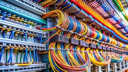 Electrical Wiring Close-up, Building Appliances, Power Grid