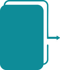 Simple Portrait Frame Text Box with Arrow