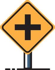 illustration of Complete Collection of Traffic Signs and Road Markings