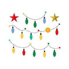 Naklejka premium set of christmas-vector-element
