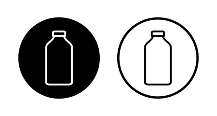Bottle icon logo design. bottle sign and symbol