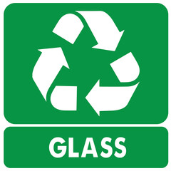 STICKERS GLASS WASTE