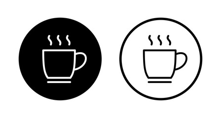 coffee cup icon logo design. cup a coffee sign and symbol