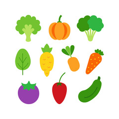 Fototapeta premium set of vegetables