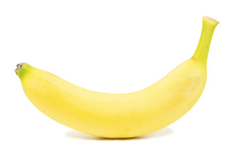 Isolated banana sat alone on the table