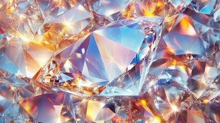 Sparkling Diamonds Background