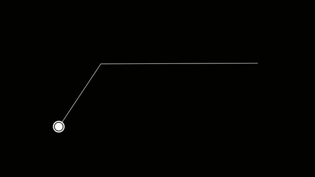 HUD call out elements pack animation on black background. Simple HUD elements frame lines callout animation for text on black background. Simple HUD elements frame lines callout animation.