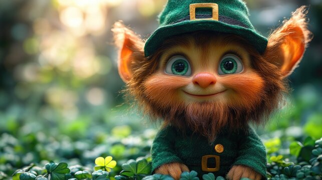 Happy Leprechaun Day: Irish folklore, May 13th celebration, magical creature, mythical charm, cultural festivity, lucky symbol, enchanted tradition, leprechaun story, Celtic spirit, joyful gathering.
