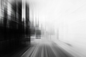 Abstract city scene, blurred motion
