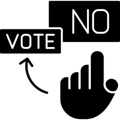 Vote No Icon