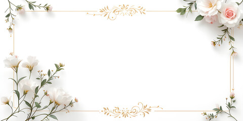 Elegant Floral Border Design