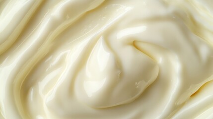 Creamy swirl, close-up texture, food background, recipe, advertising