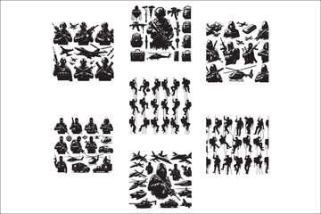 Obraz premium Shadow Stalker Ninja Commando Insignia: Tactical Warriors Vector Art