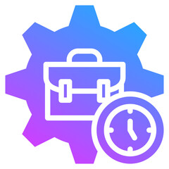 Career Education Icon Symbol Glyph Gradient