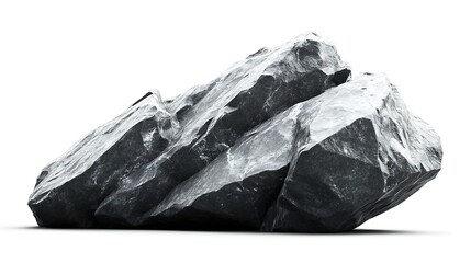 Obraz premium Dramatic Monochromatic Rock Formation Texture / 劇的なモノクロの岩層の質感