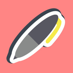 Sticker pen. School and education elements. Good for prints, posters, logo, advertisement, infographics, etc.
