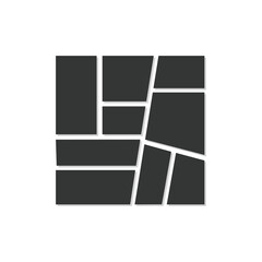 Pictures or photos frame collage. Photo collage template. Moodboard layout. Mood board background. Mosaic picture frame. Scrapbook grid. Gallery banner. Retro photoframe. Album brandboard.