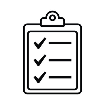Business Flat Checkboard Outline Icon