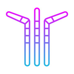 Plastic Straw Icon