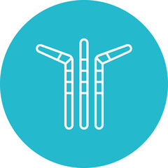 Plastic Straw Icon