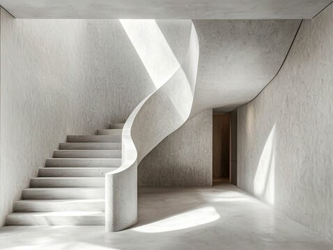 Concrete Spiral Staircase