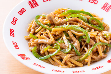 美味しそうな青椒肉絲