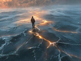 Obraz premium Frozen Path