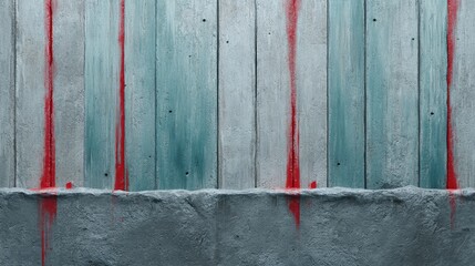Vibrant red painted wall texture, abstract background for design and photography