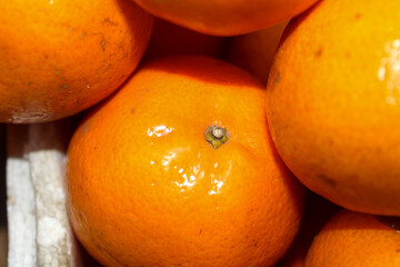 Vibrant Close-Up of Fresh Ripe Oranges.