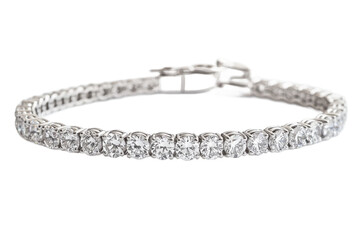 A Diamond Tennis Bracelet with Sophisticated Design