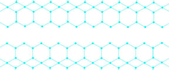 Fototapeta premium Molecule dna, genetic and chemical compounds, illustration. 