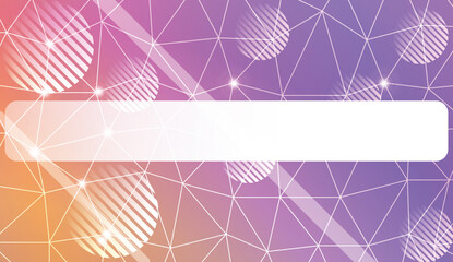 Modern pattern in triangles, line, circle, space for text style. Decorative design For interior wallpaper, smart design, fashion print. Vector illustration. Background, Smooth Gradient Texture Color.