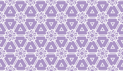 Curved line. Triangular style. Vector illustration.