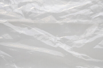 White plastic bag texture background