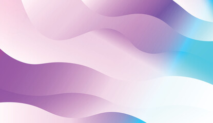 Modern Waves. Futuristic Technology Style Background. For Creative Templates, Cards, Color Covers Set. Vector Illustration with Color Gradient.