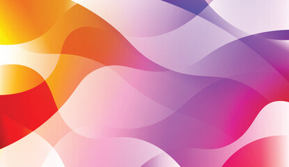 Futuristic Color Design Geometric Wave Shape. For Template Cell Phone Backgrounds. Vector Illustration with Color Gradient.