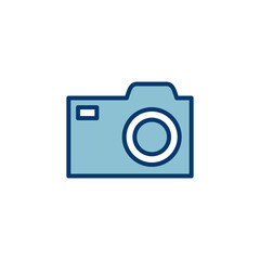 Camera Icon vector isolated on white background. Camera symbol. Camera vector icon
